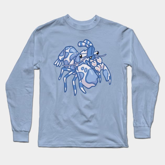 Harlequin Shrimp Long Sleeve T-Shirt by bytesizetreasure